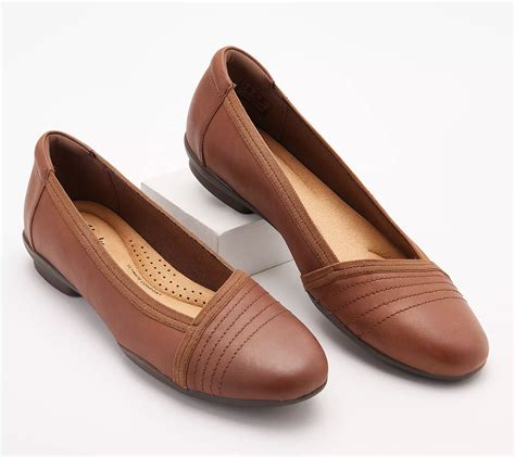 erin leather ballerina flats